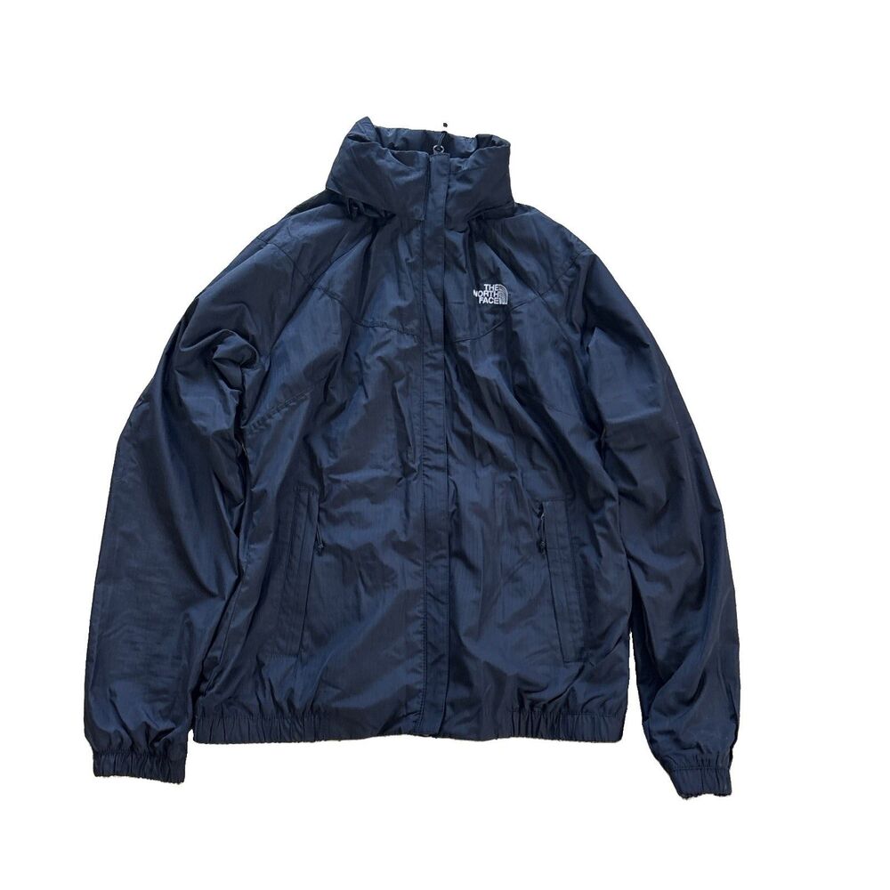 The North Face Resolve Rain Jacket Black Waterproof DryVent Hooded Womens S